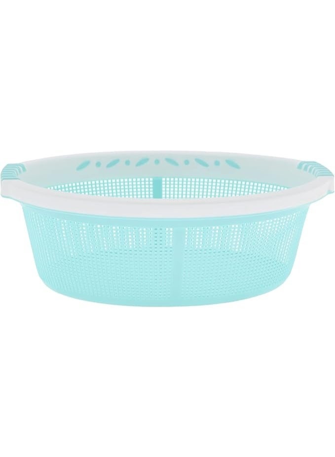 Khurshid Plastics Oval Plastic Strainer from Khorshid Plast Plastic - Light Blue - Image 1